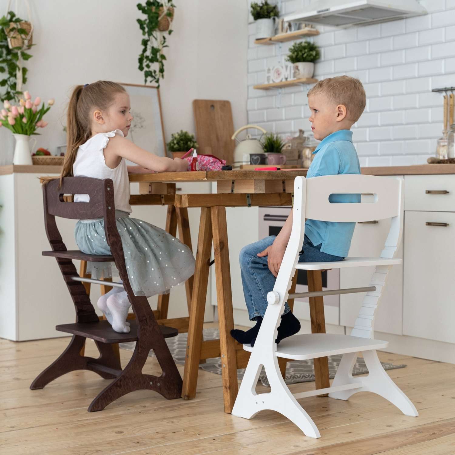 Растущий регулируемый стул INDSPACE детский Мультик Сладкое королевство - фото 9