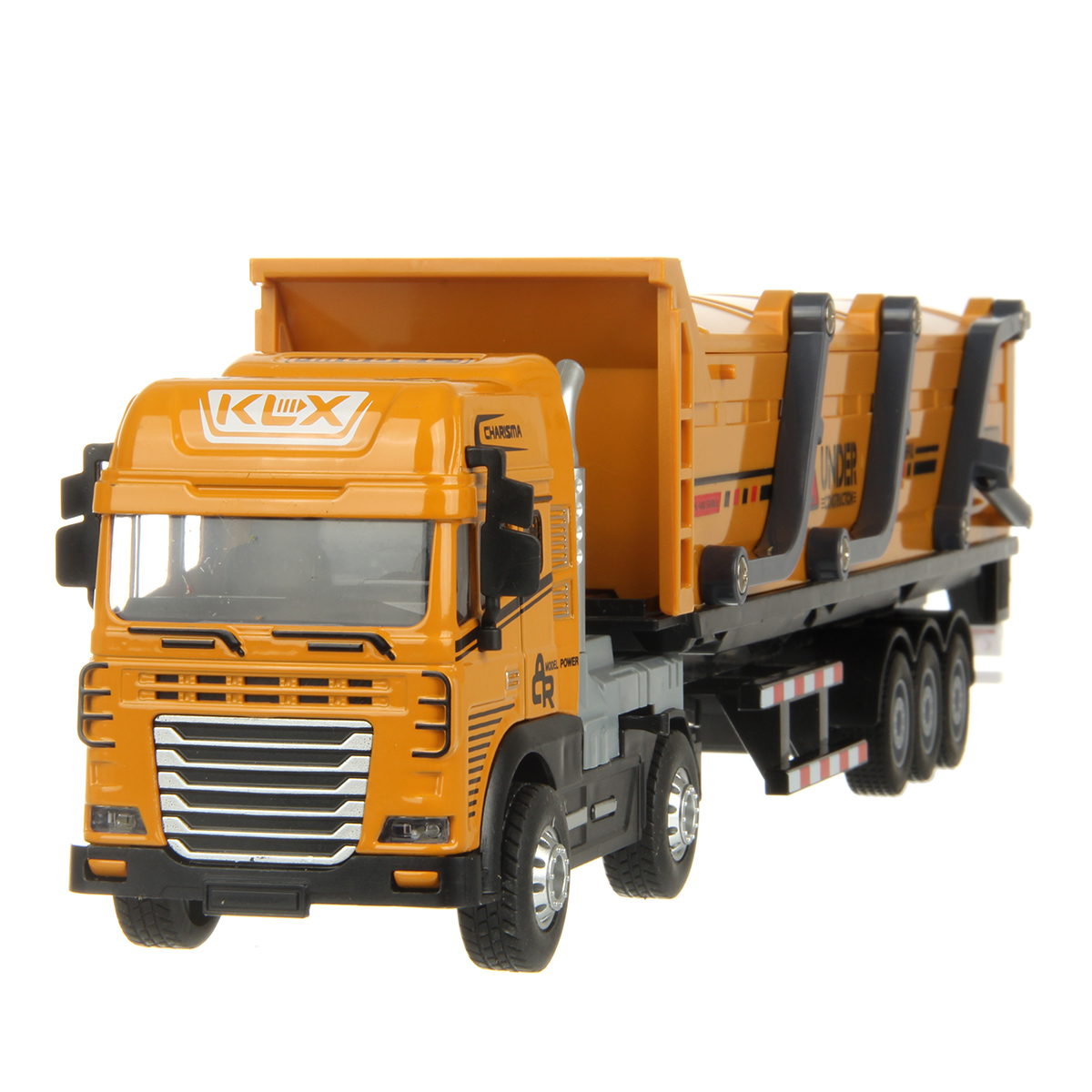 Самосвал Veld Co 1:24 фрикционный коричневый 133395 - фото 3