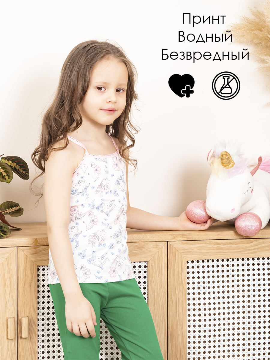 Майка 3 шт Babycollection 356/mkb002/sph/k3/008/p1/W*dмолочный бирюзовый - фото 3