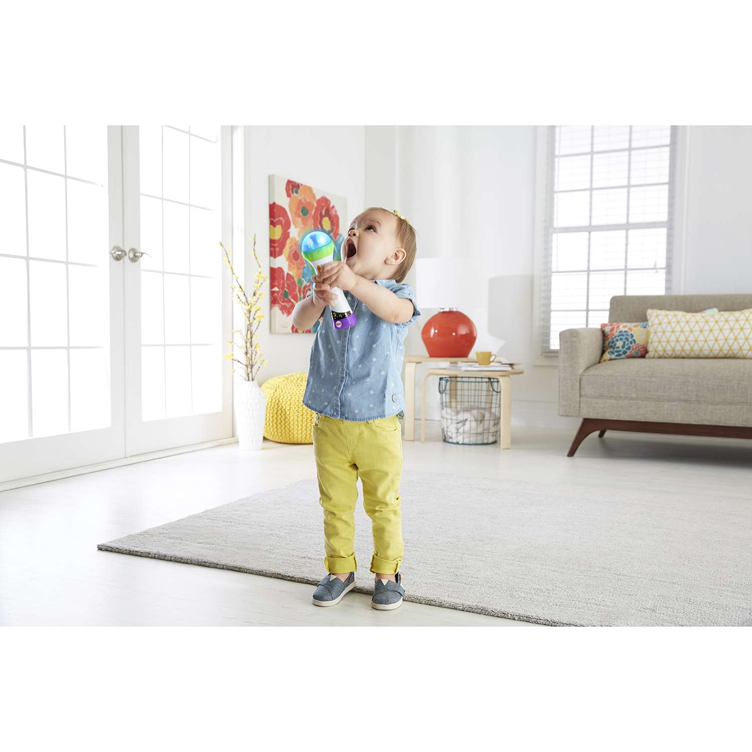 Игрушка музыкальная Fisher Price Ученого Щенка микрофон - фото 6