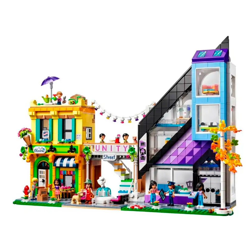 Конструктор LEGO Магазины цветов и дизайна в центре 41732 - фото 4