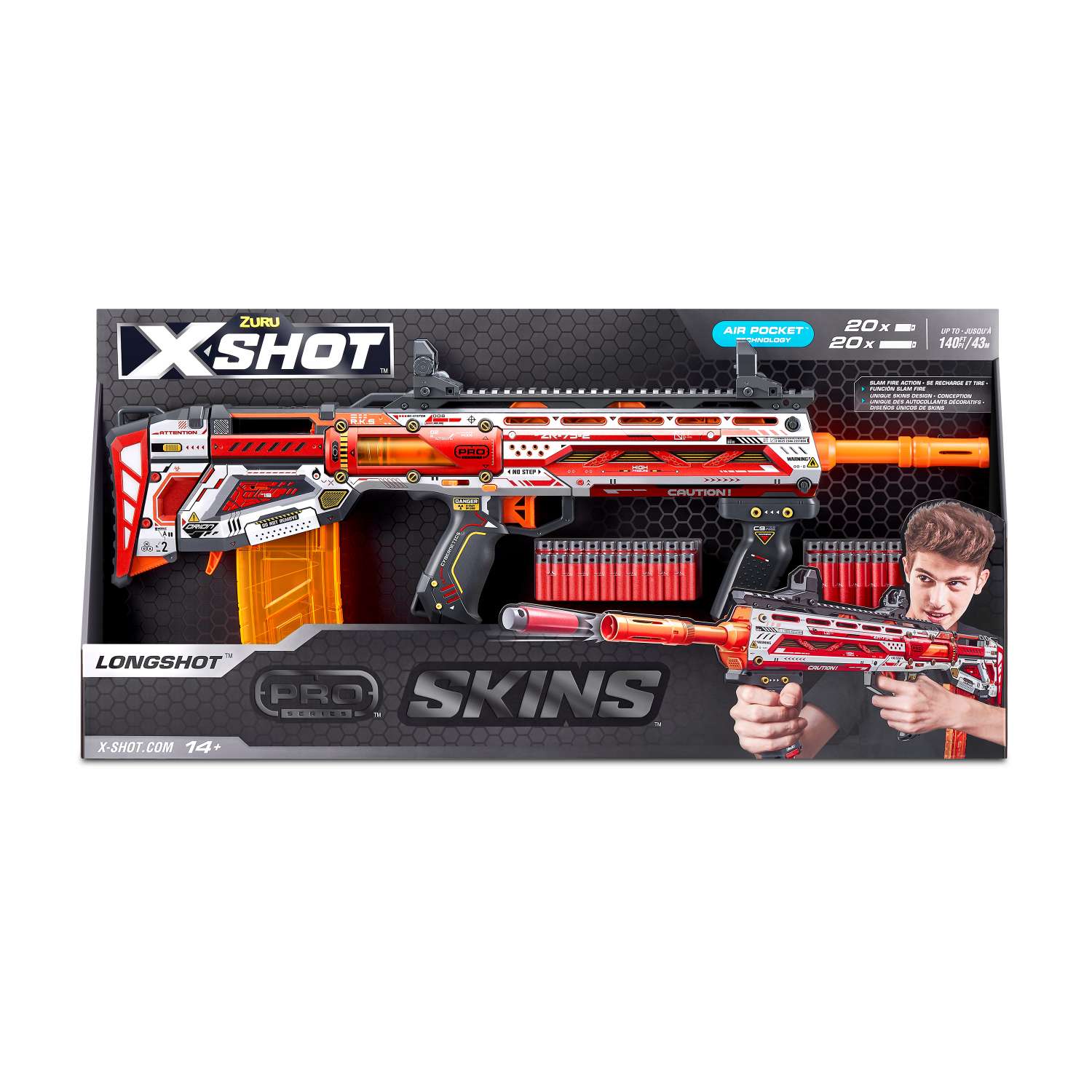 Бластер XSHOT SkinsPro Sinister 36600 - фото 11