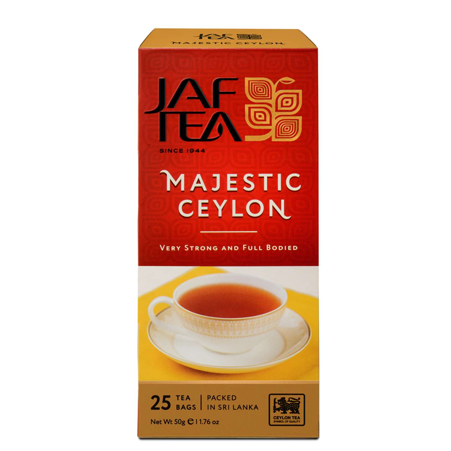 Чай чёрный JAF TEA Majestic Ceylon 25 пакетиков - фото 1