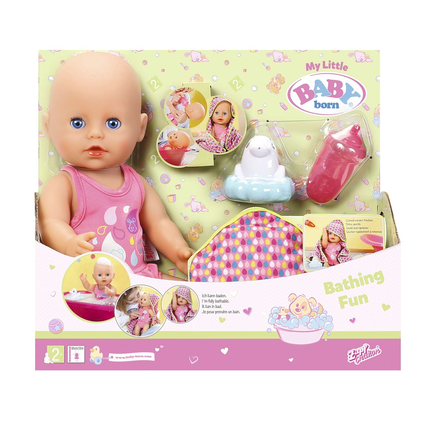 Кукла Zapf Creation My little Baby born для игры в воде 825-341 825-341 - фото 2