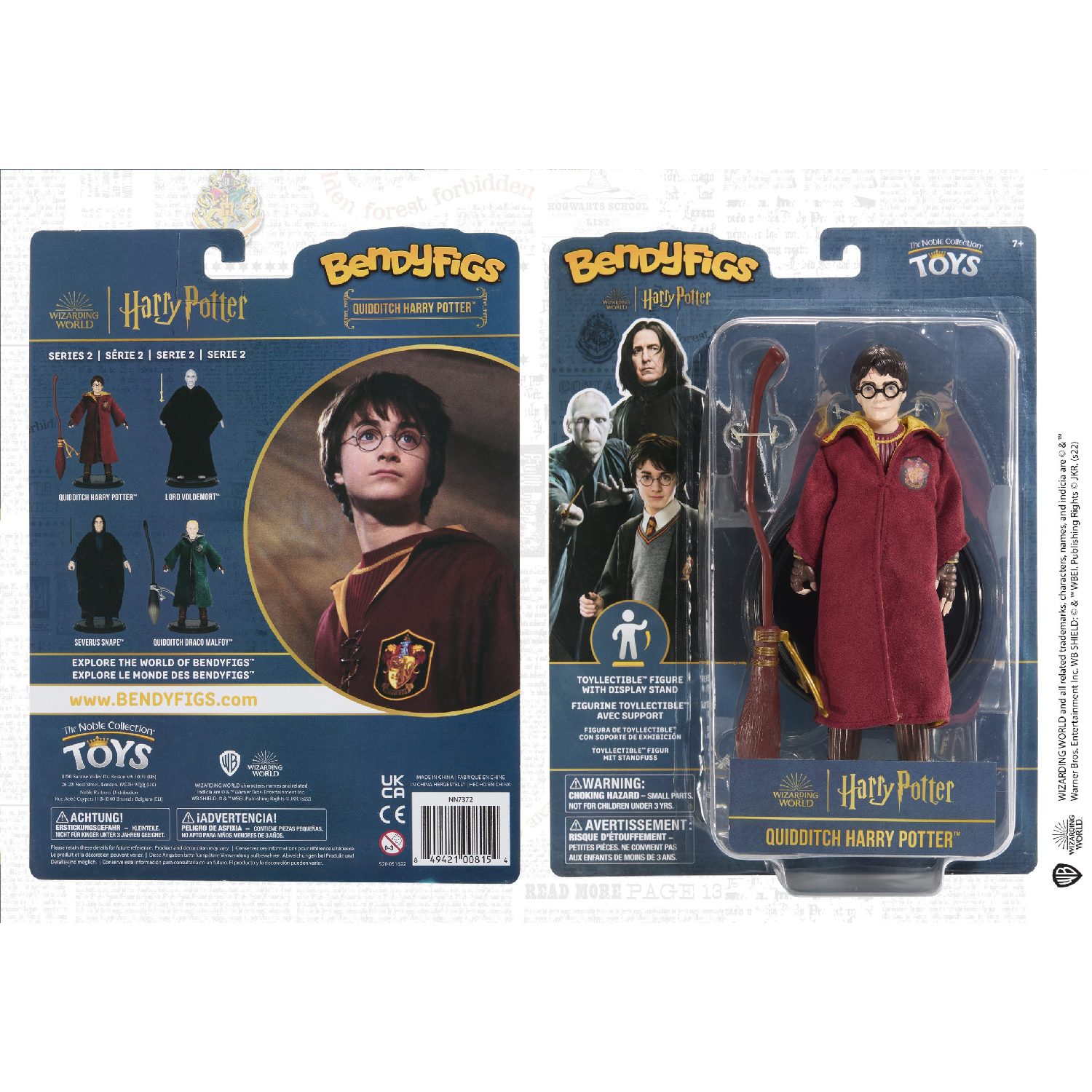 Фигурка Harry Potter Bendyfig Гарри Поттер Квиддич 19 см гибкая - фото 7