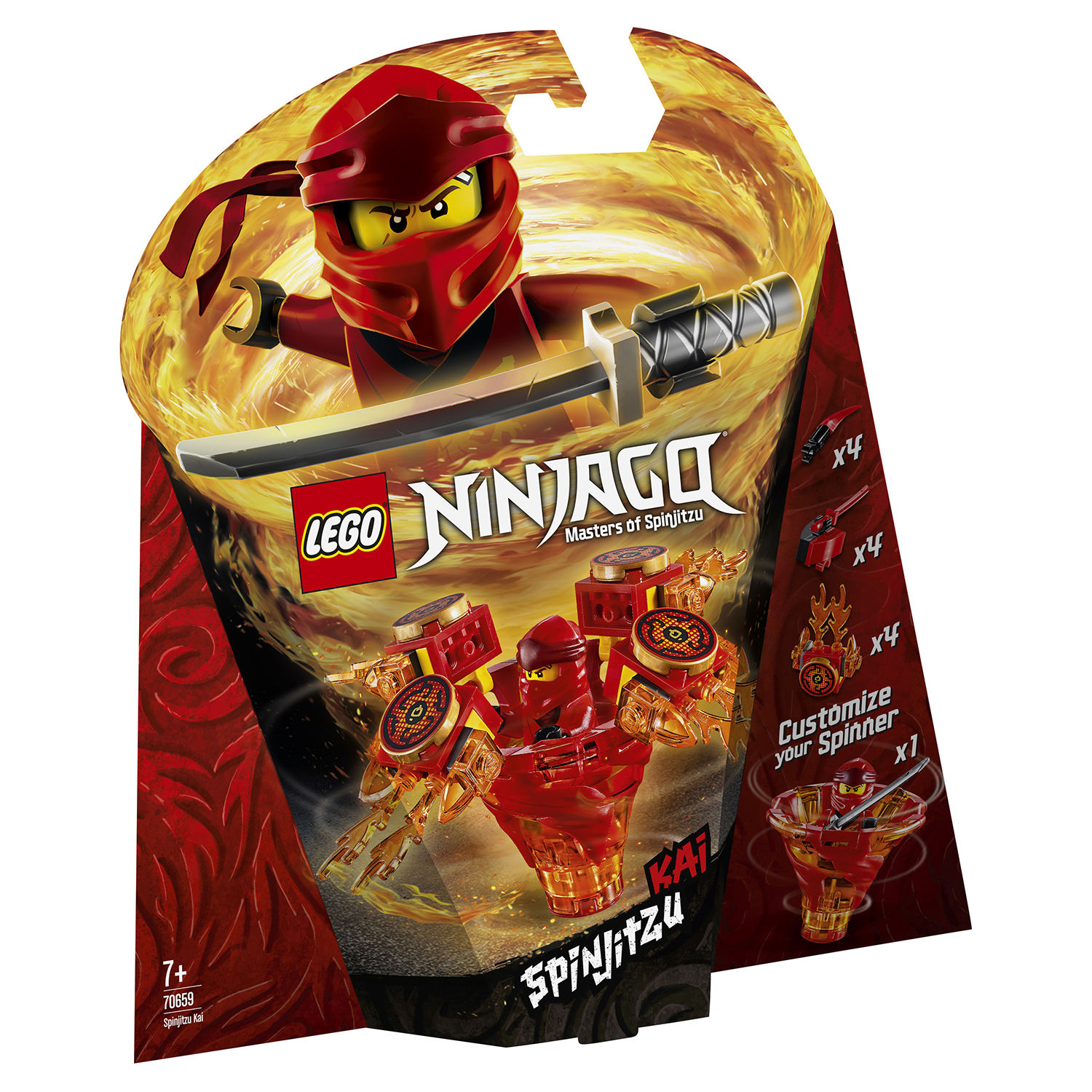 Конструктор LEGO Ninjago Кай мастер Кружитцу 70659 купить по цене 649 ₽ в  интернет-магазине Детский мир