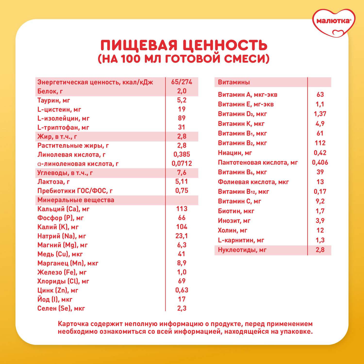 Молочко детское Малютка 4 с 18 месяцев 900г - фото 15