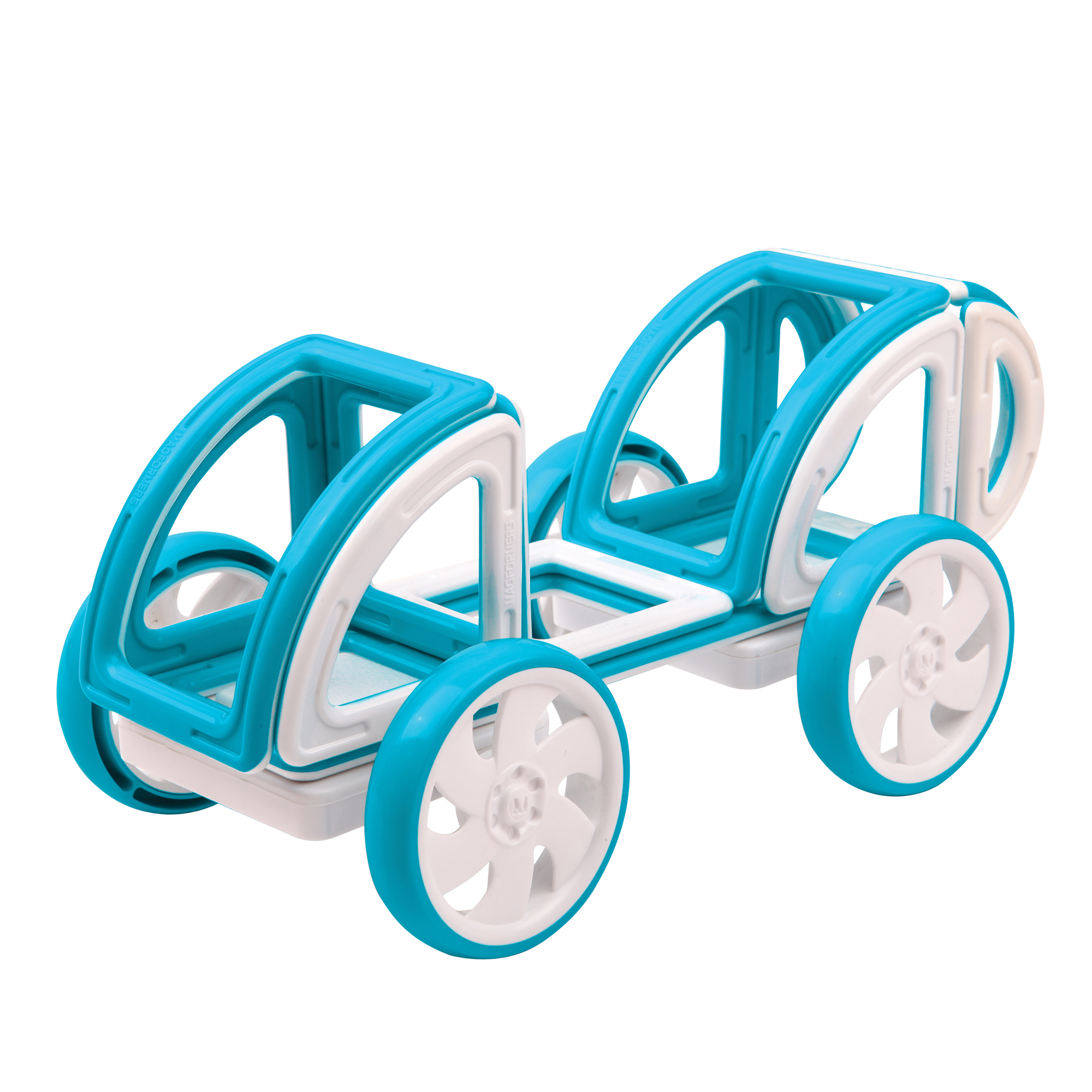 Магнитный конструктор Magformers My First Buggy 14-Blue - фото 6