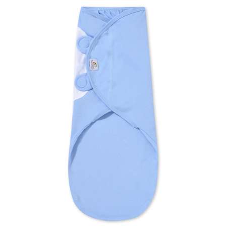 Пеленка Pecorella SwaddleFun на липучках L 4.5-8.5кг Ocean Blue