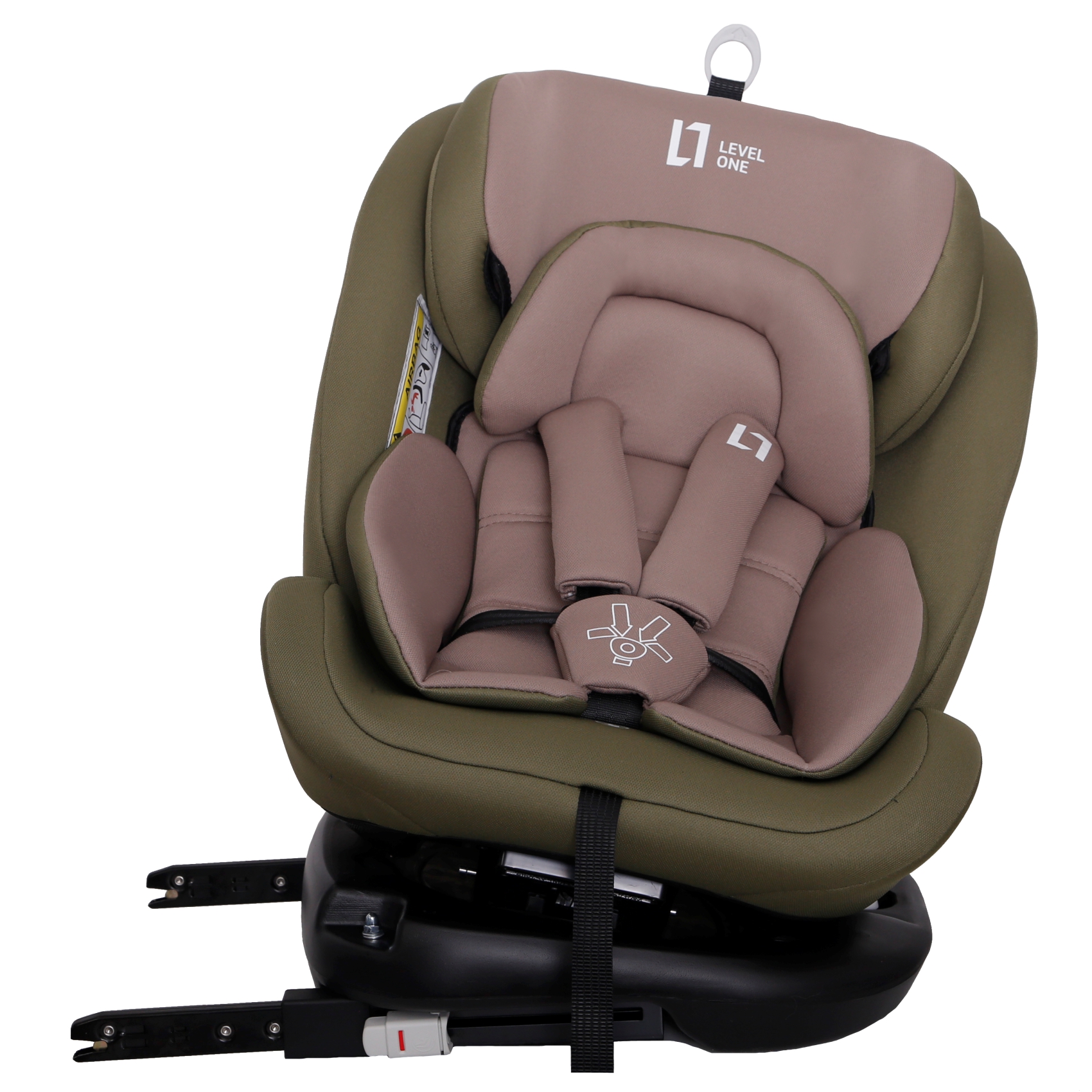 Детское автокресло Еду-Еду KS 360 ISOFIX гр.0+/I/II/III серия Level One dark green - фото 3