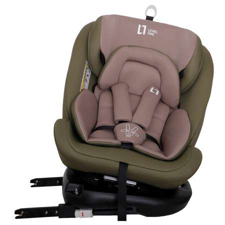 Детское автокресло Еду-Еду KS 360 ISOFIX гр.0+/I/II/III серия Level One dark green