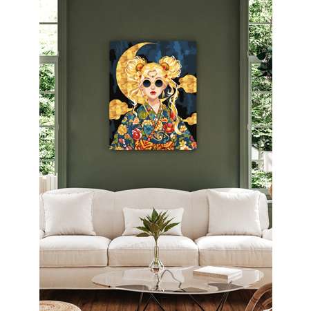 Картина по номерам Art sensation холст на деревянном подрамнике 40х50 см Сейлор Мун