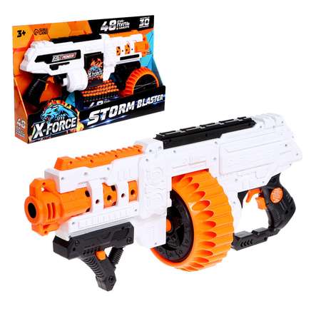 Бластер WOOW TOYS Storm blaster стреляет мягкими пулями работает от батареек