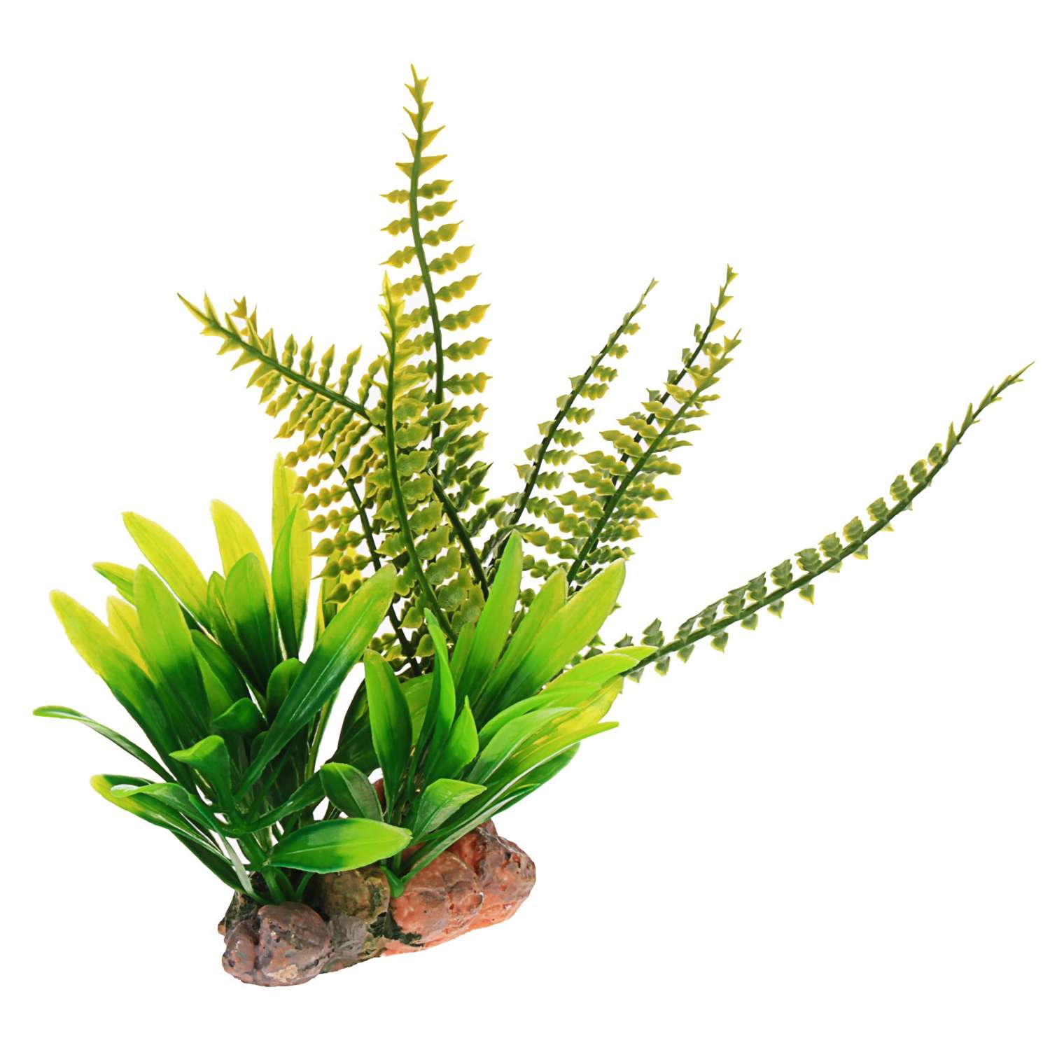 Растение для аквариума Пижон Аква на подставке под камень 17 х 14 х 16 см - фото 1