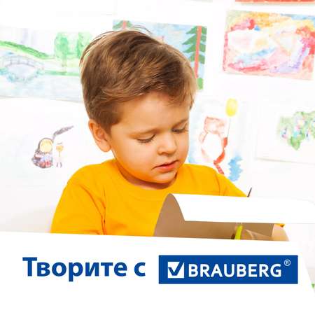 Картон Brauberg для подшивки документов немелованный А4 100л