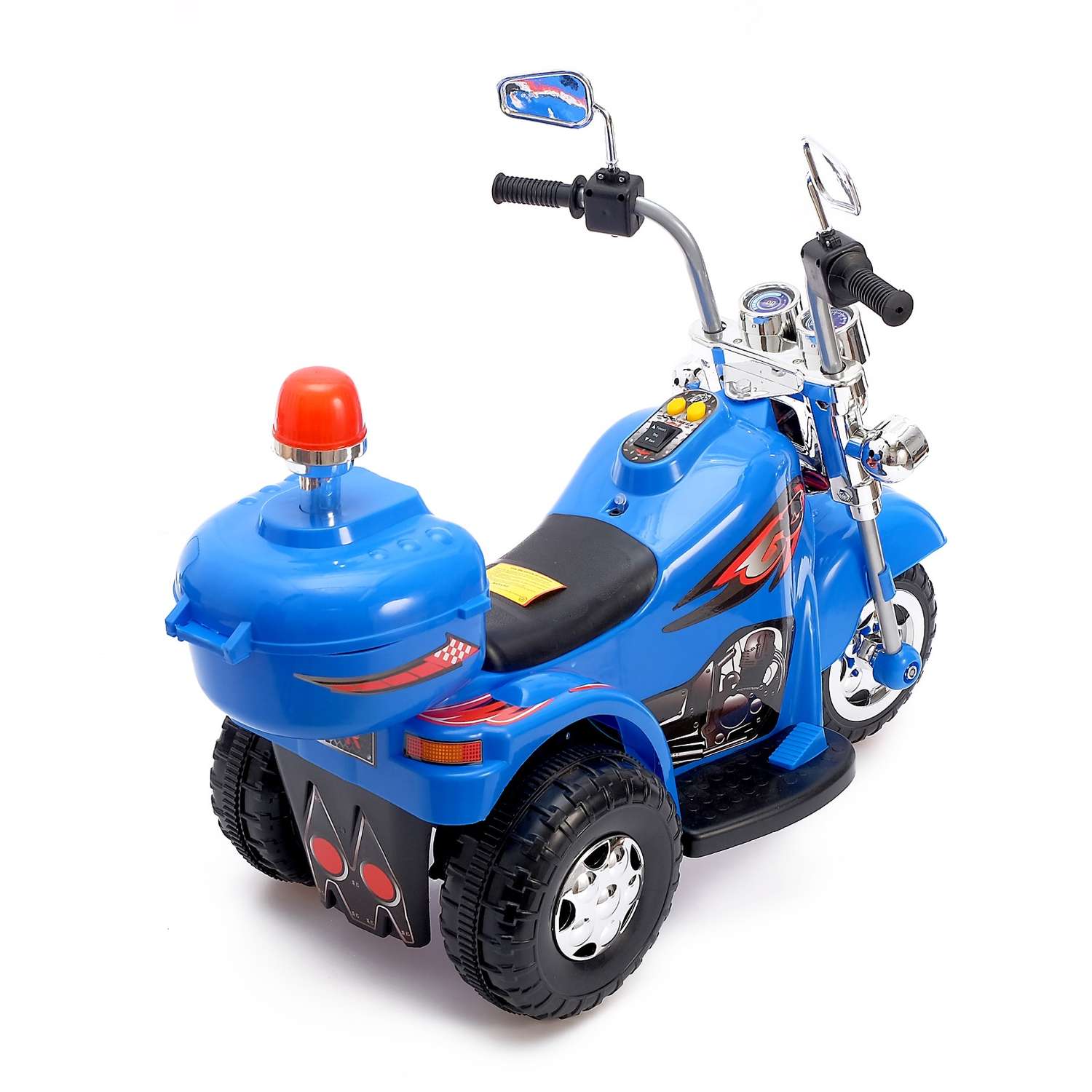 Электромотоцикл Sima-Land Чоппер цвет синий - фото 3