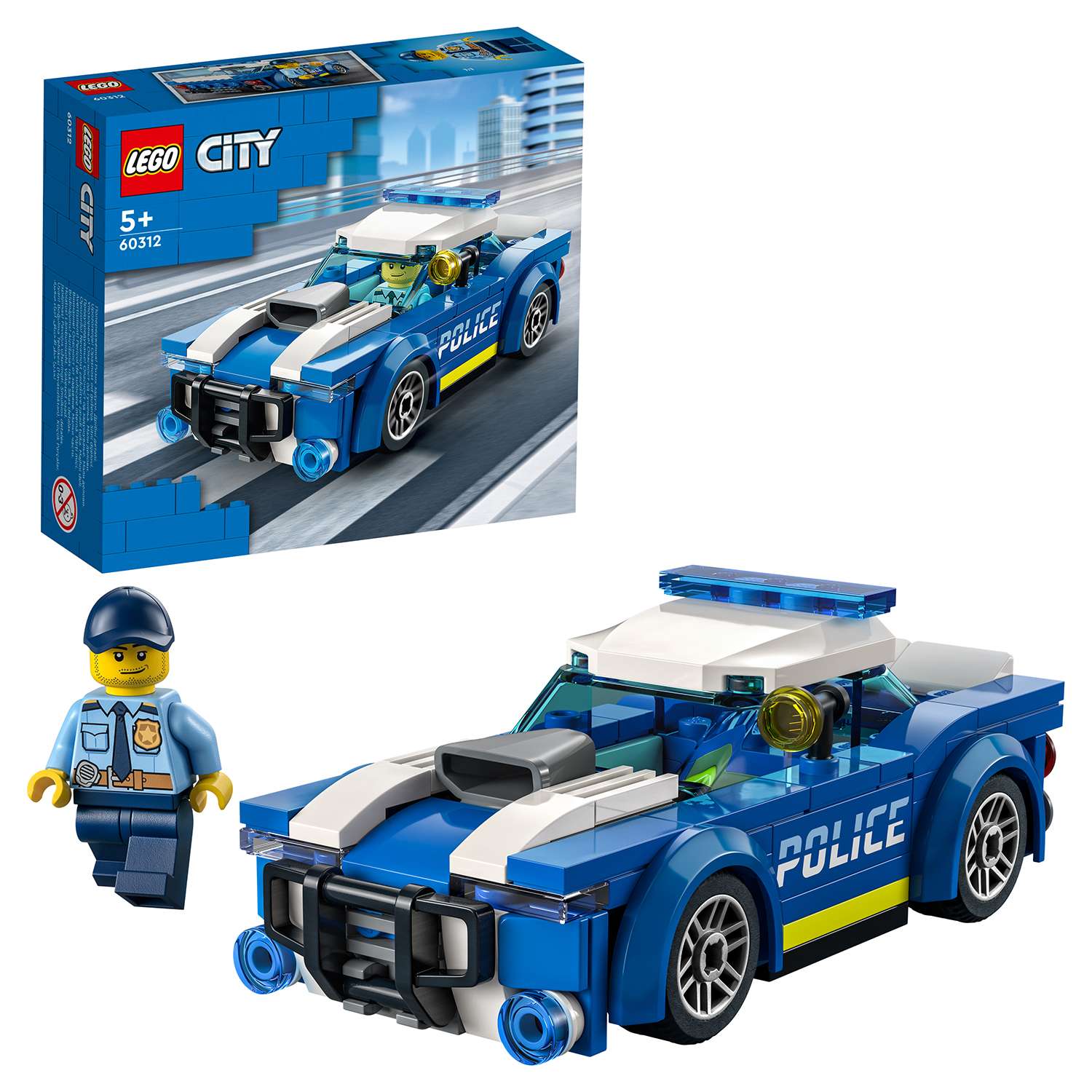 Конструктор LEGO City Police Полицейская машина 60312 - фото 1