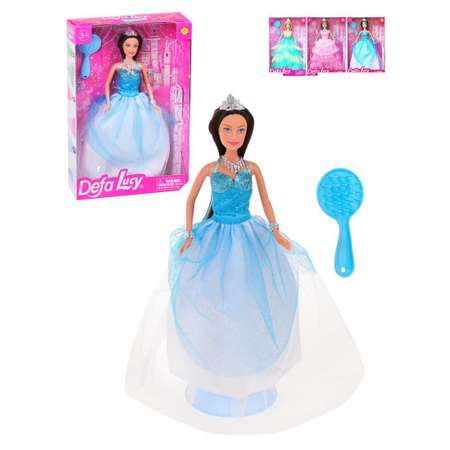 Кукла Lucy Наша Игрушка в платье для бала в комплекте 6 аксессуаров