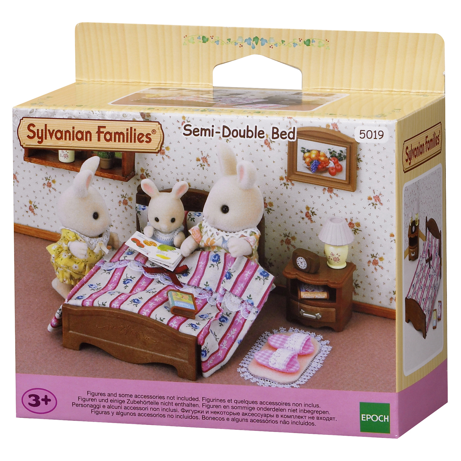 Набор Sylvanian Families Большая кровать и тумбочка 5019/2934 - фото 2