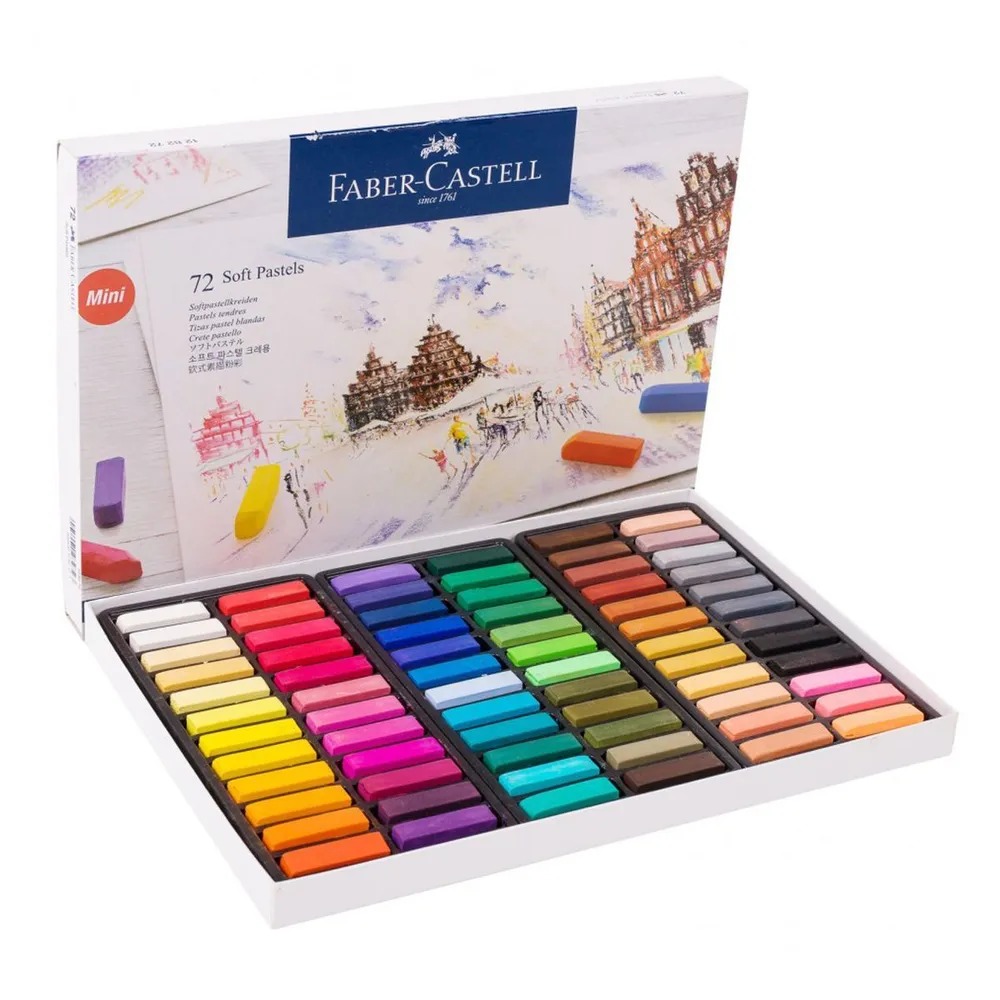 Пастель FABER CASTELL Soft pastels 72 цвета мини - фото 3