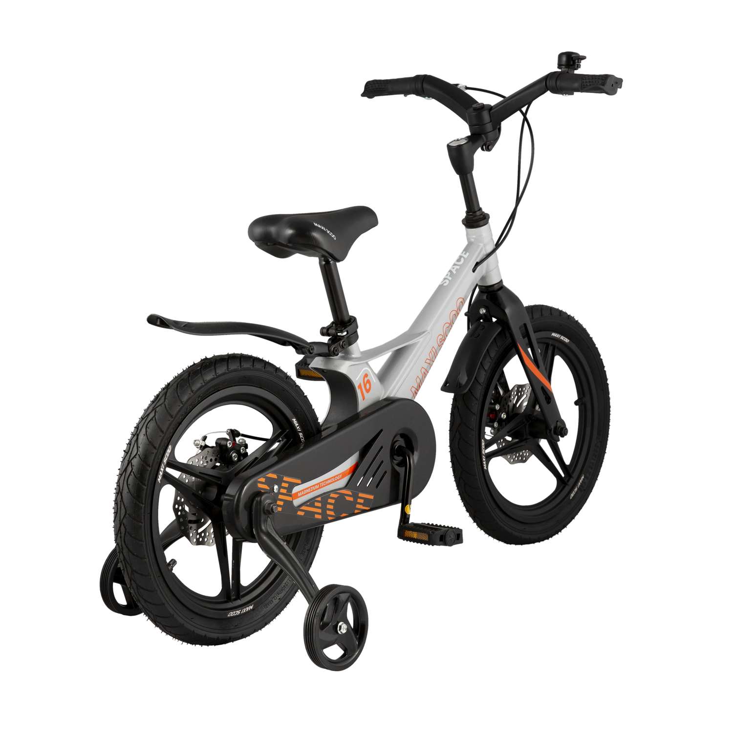 Детский двухколесный велосипед Maxiscoo Space делюкс 16 графит - фото 3