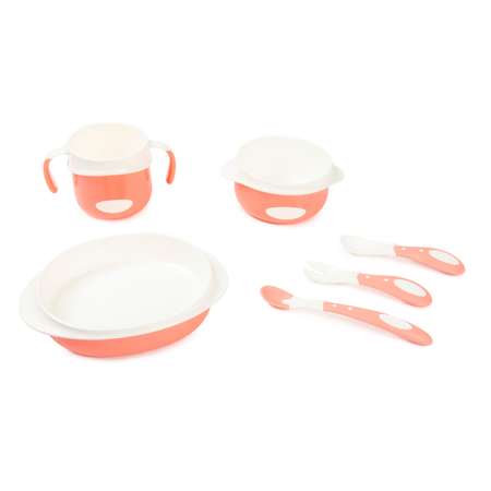Набор посуды BabyGo 6предметов Pink TZ-D1-0002