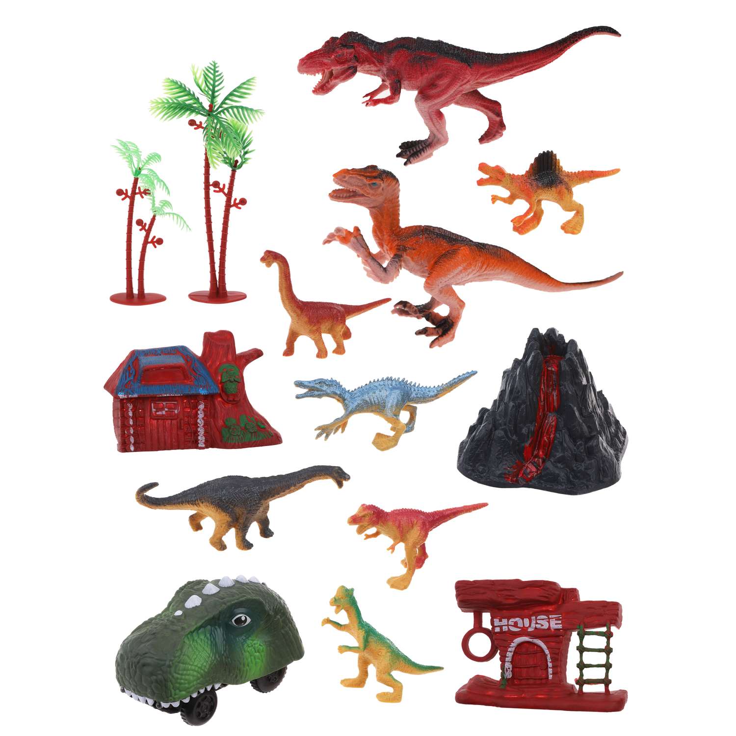 Игровой набор Автотрек Наша Игрушка для мальчиков с динозаврами 652826 - фото 4