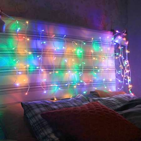 Гирлянда светодиодная КОСМОС KOC CUR200LED RGB