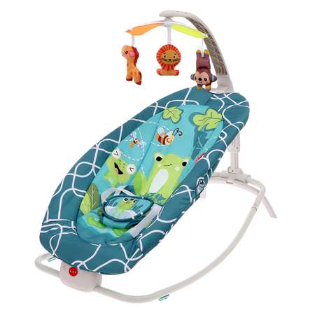 Музыкальная кресло-качалка Sima-Land для новорожденных цвет бирюзовый