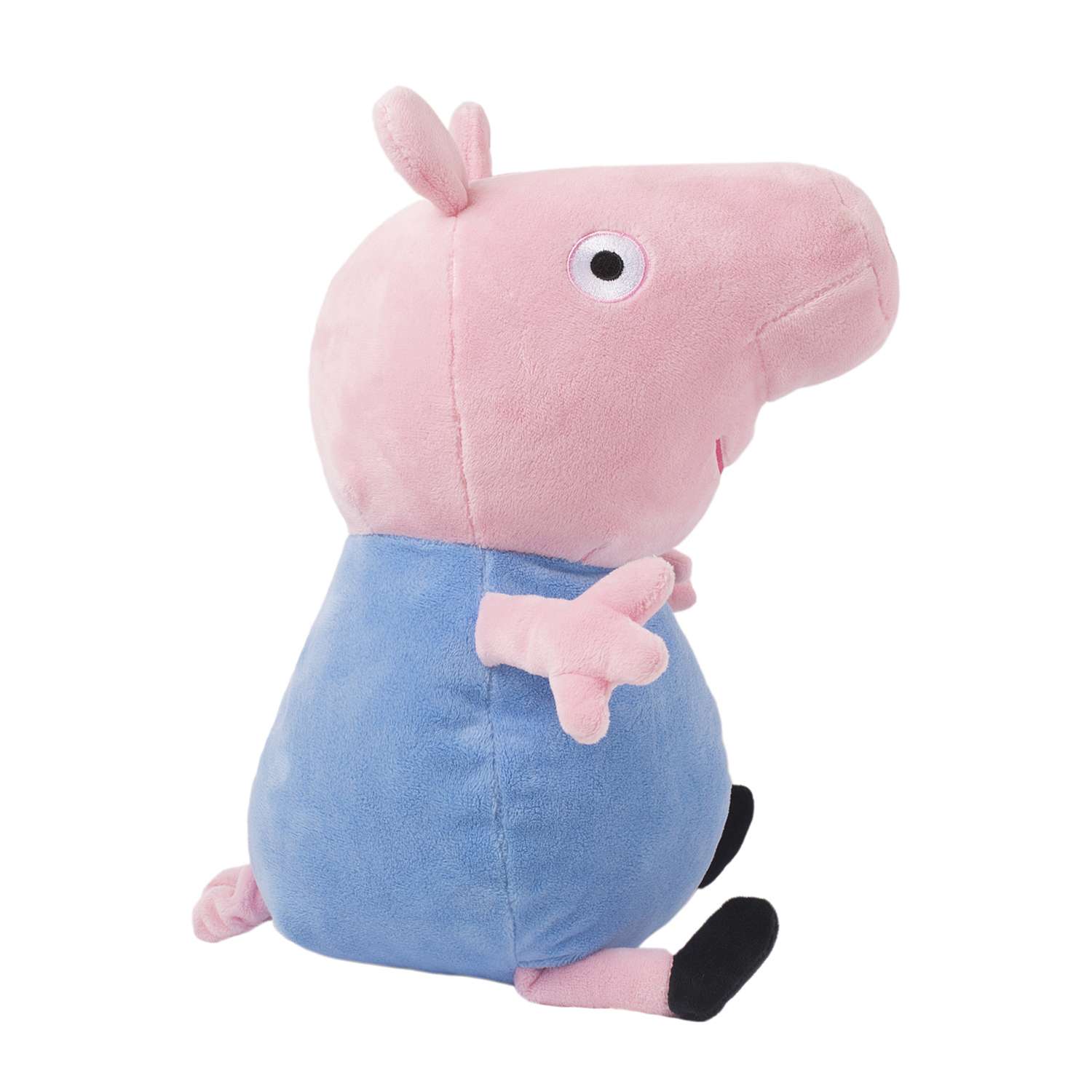 Мягкая игрушка Свинка Пеппа Pig Джордж с динозавром 40 см - фото 3