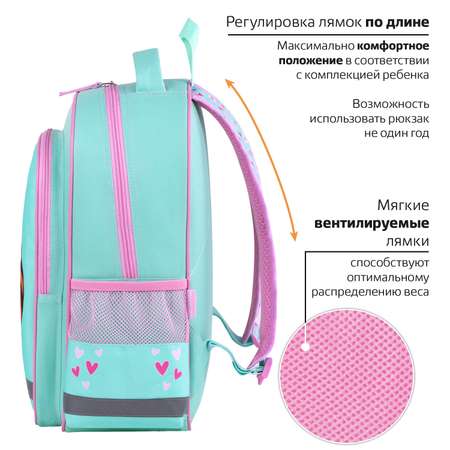 Рюкзак школьный Пифагор для девочки