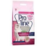 Наполнитель для кошачьего туалета Proline комкующийся бентонитовый с ароматом детской присыпки 5л