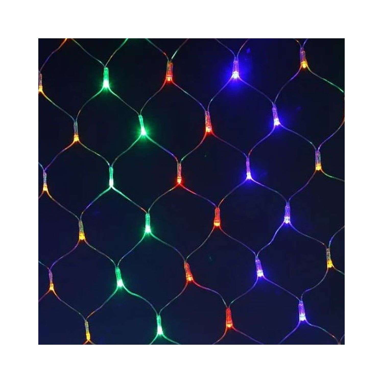 Электрогирлянда Uniglodis Сетка разноцветная 3х2 м - фото 2
