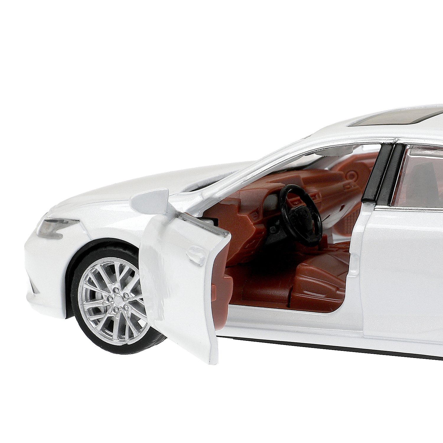 Автомобиль Технопарк Lexus ES300h 1:32 белый 380124 - фото 9