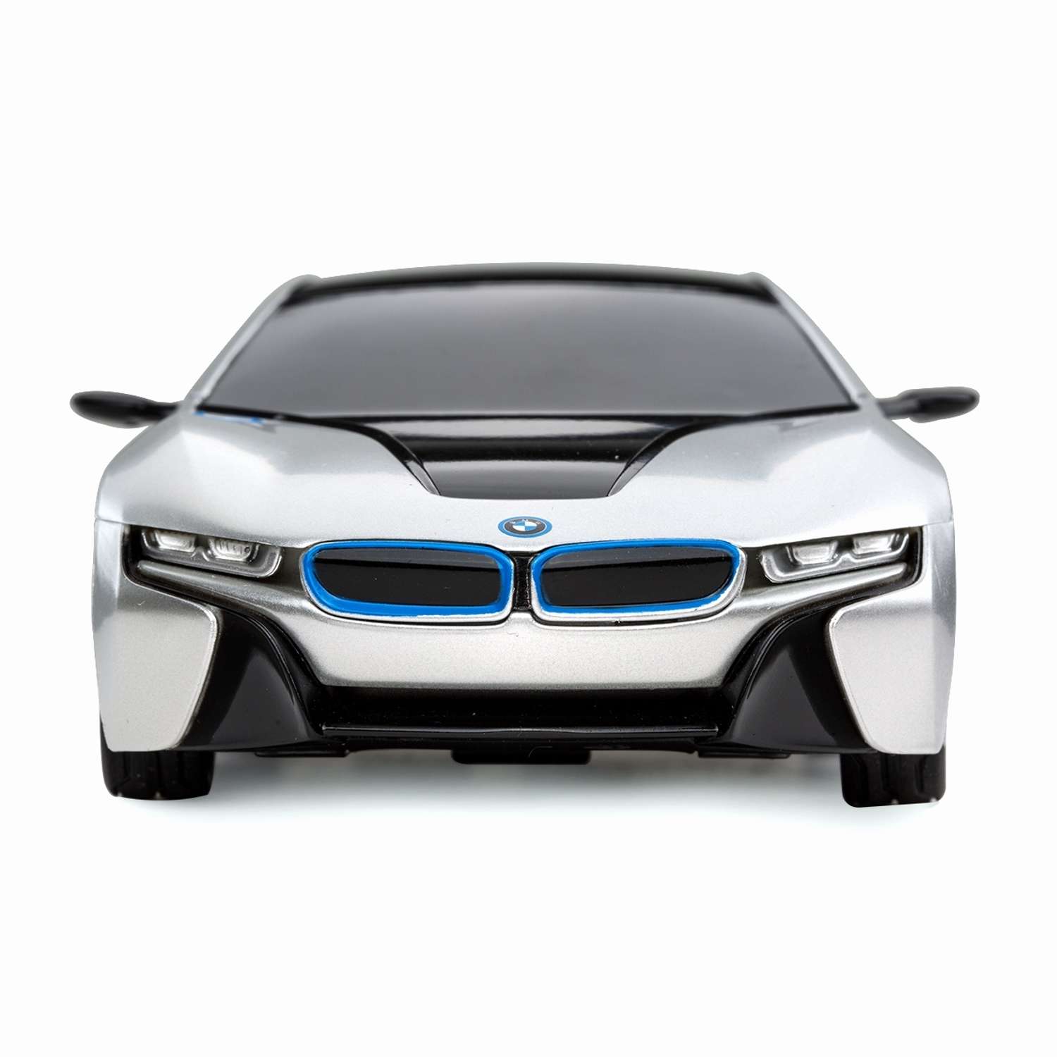 Машинка р/у Rastar BMW I8 1:24 серебряная - фото 4