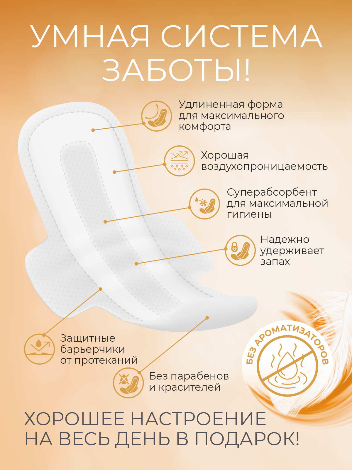 Прокладки впитывающие Extra Soft 40 шт Melitina Гигиенические прокладки 4 капли - фото 4