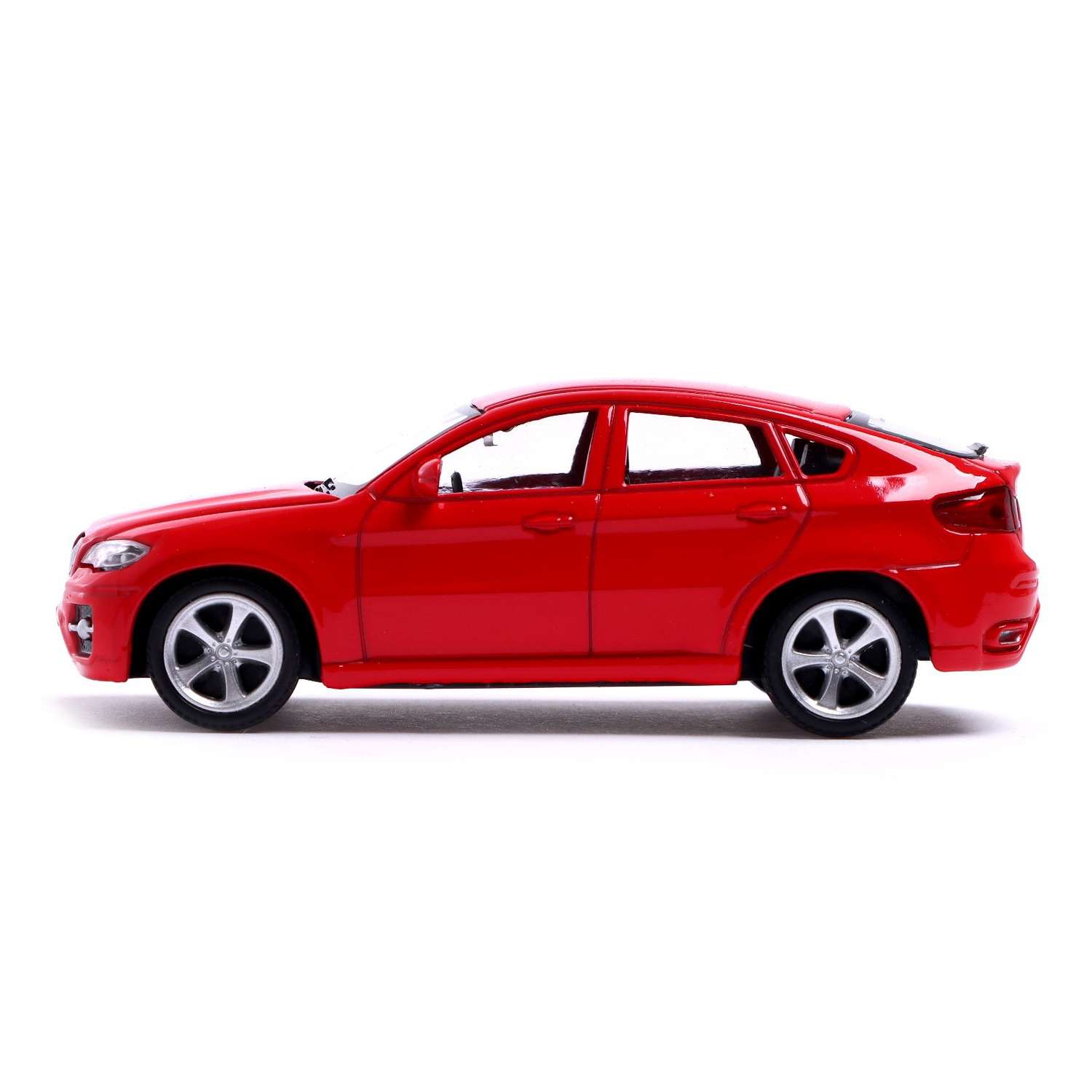 Машина Автоград металлическая BMW X6 1:43 цвет красный 7152976 - фото 2
