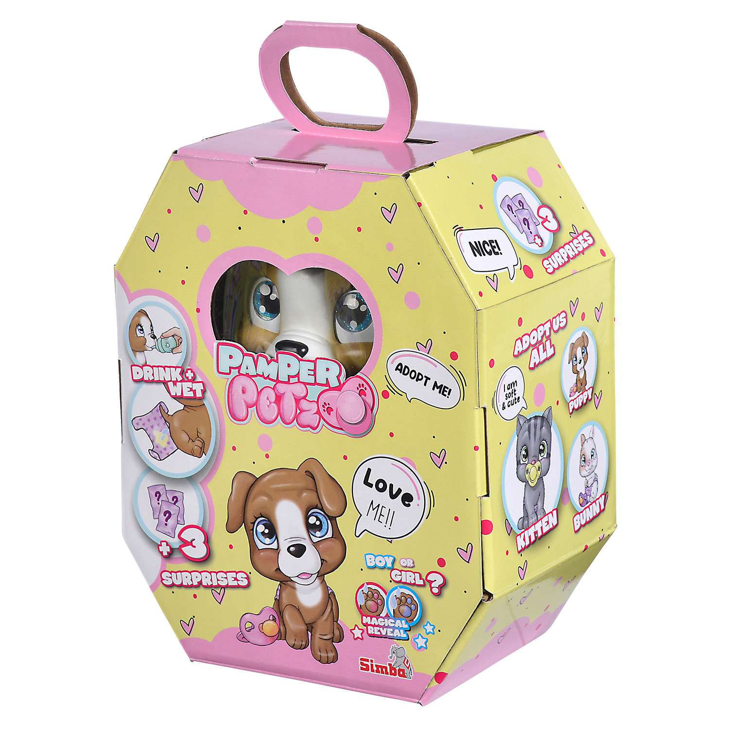 Набор игровой Simba Pamper Petz Собачка с аксессуарами в непрозрачной упаковке (Сюрприз) 5953050 - фото 1