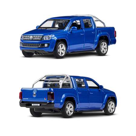 Пикап АВТОпанорама Volkswagen Amarok 1:46 синий