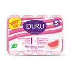 Твёрдое мыло DURU пробуждающее розовый грейпфрут 80 г x 4 шт