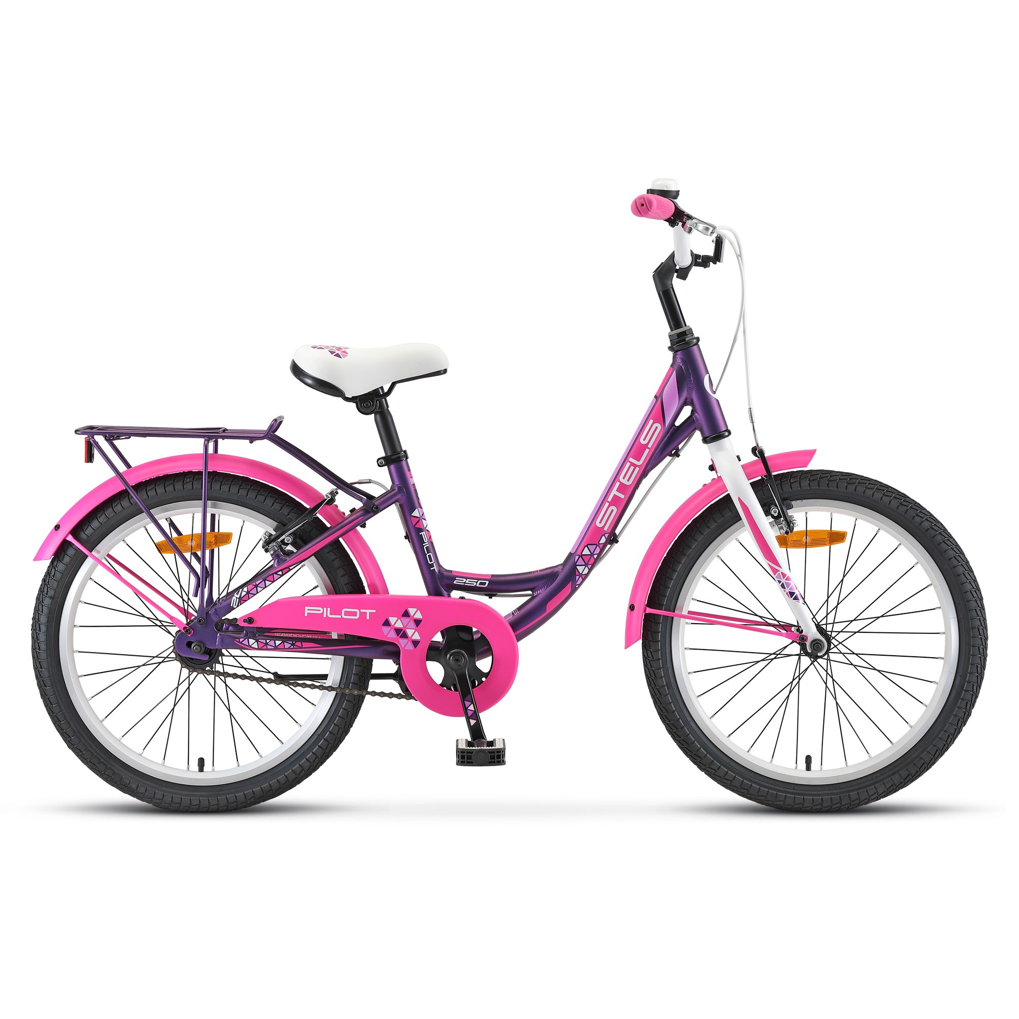 Велосипед STELS Pilot-250 Lady 20 V020 12 Пурпурный - фото 1