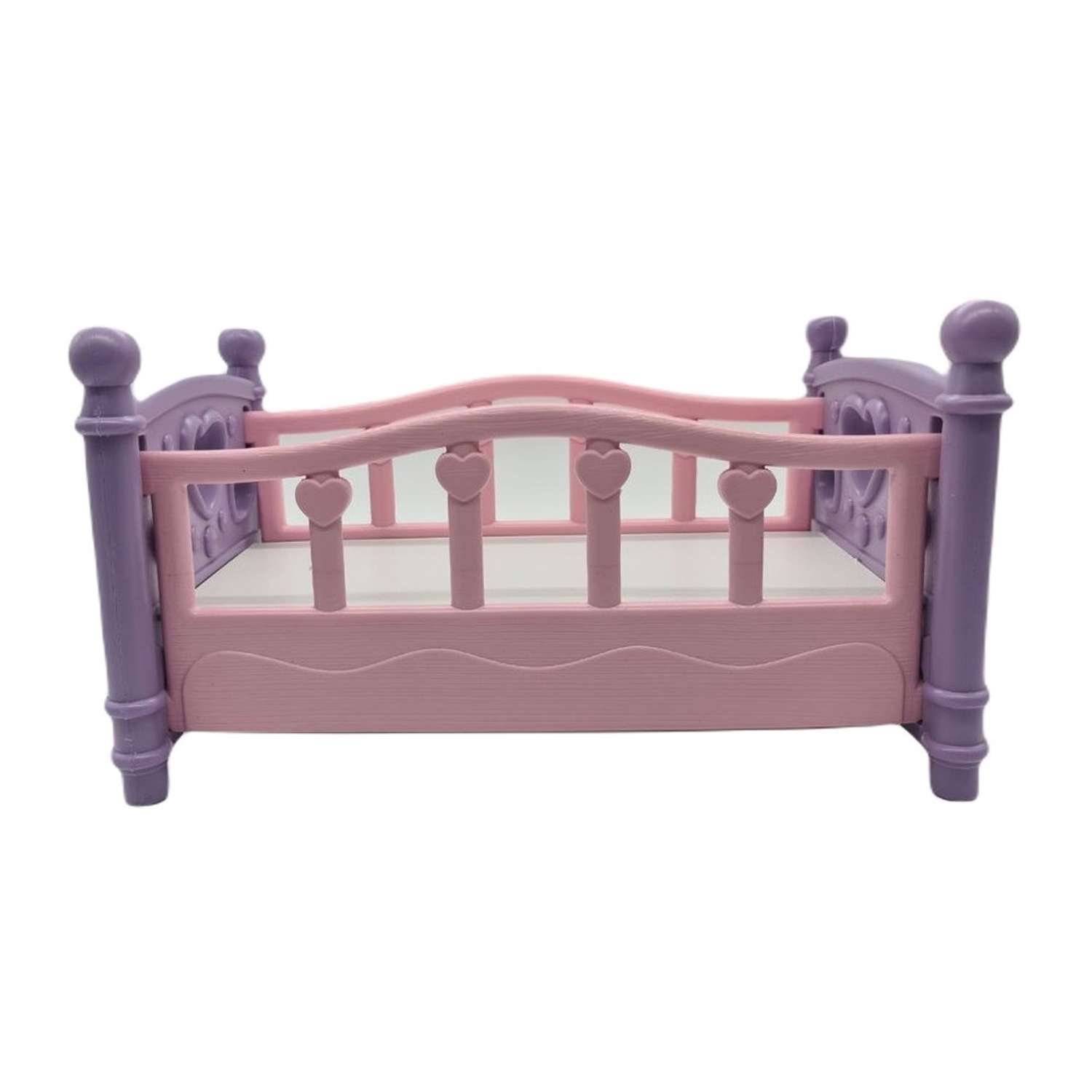 Кроватка для куклы TOY MIX цвет розовый РР 2015-058 РР 2015-058 - фото 2