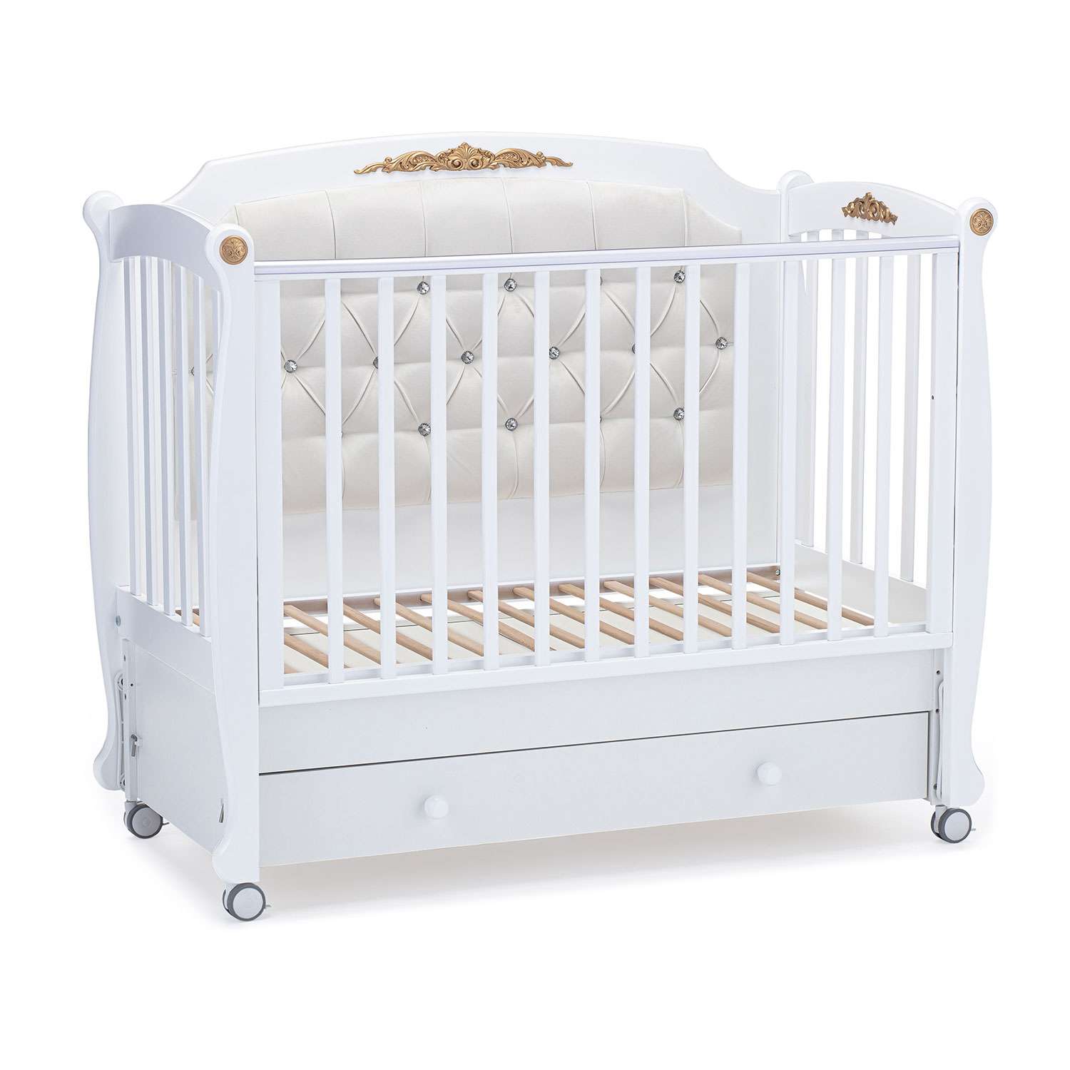 Кровать Nuovita Furore Swing с продольным маятником Bianco/Белый - фото 12