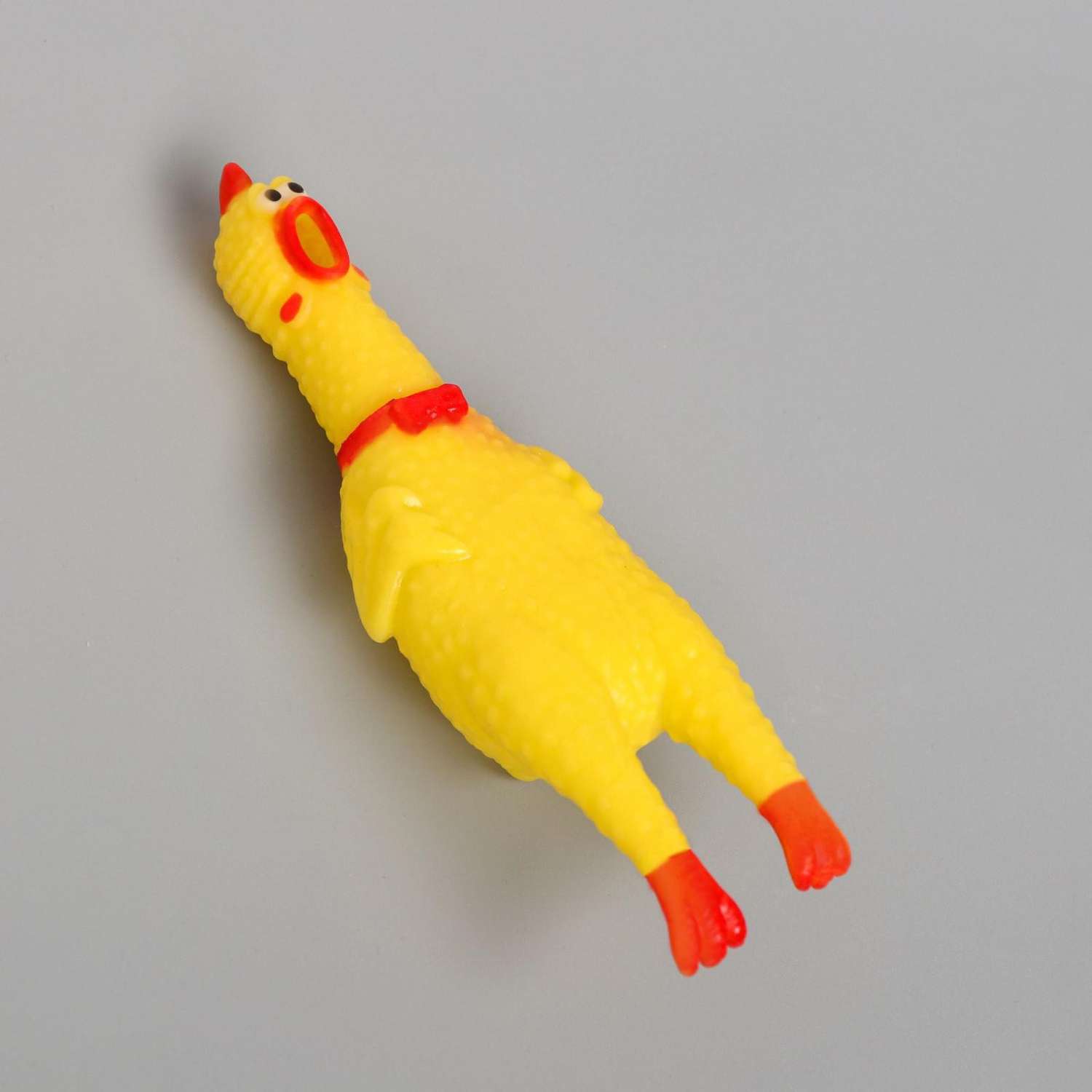 Игрушка Пушистое счастье пищалка «Курица» 16 см в лапах - фото 3