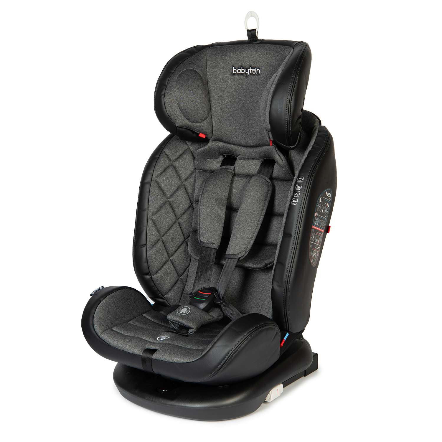 Автокресло Babyton Multi-Stage Black Isofix 0+/1/2/3 (0-36 кг) - фото 17