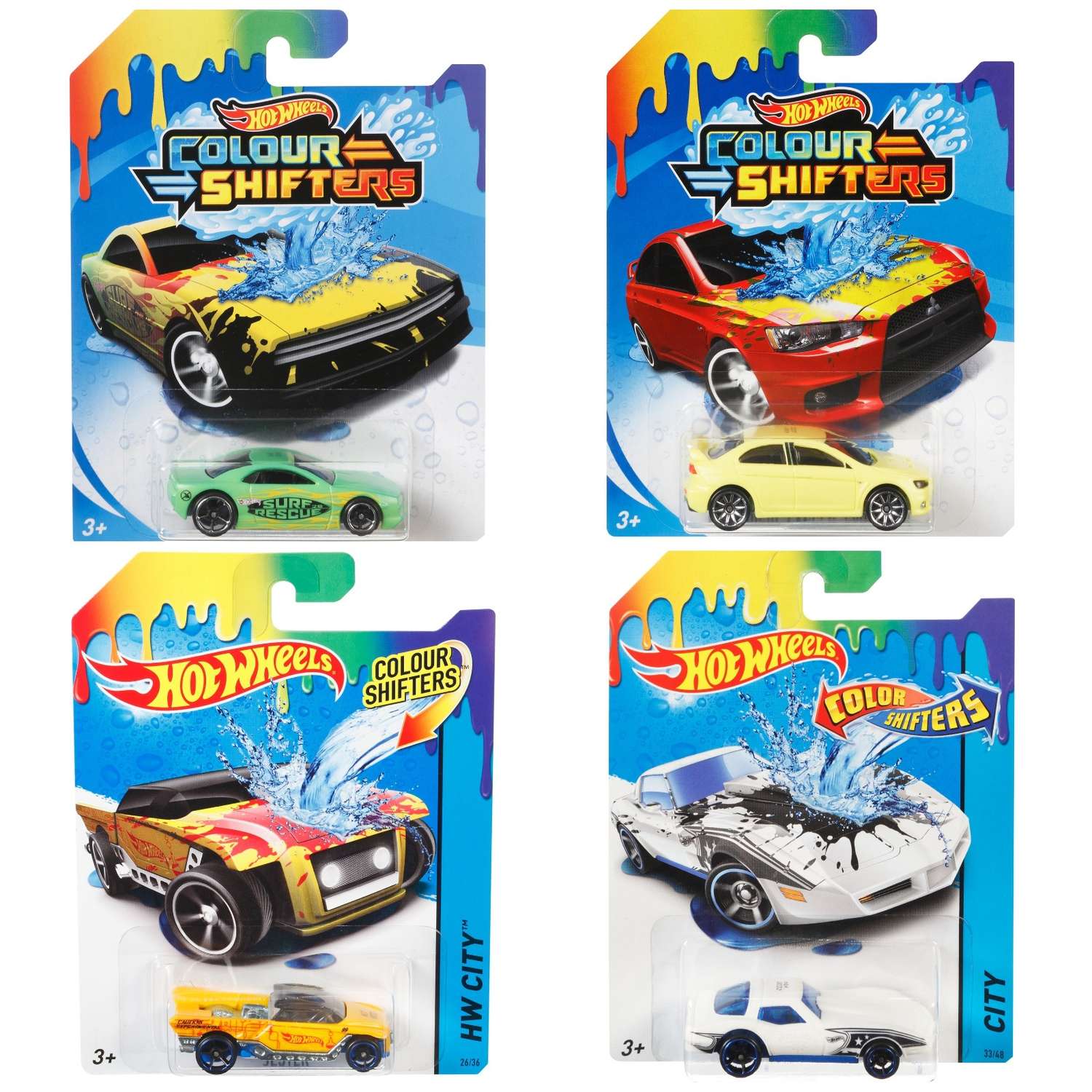 Машинки Hot Wheels меняющие цвет серия Colour Shifters 1:64 в ассортименте BHR15 - фото 2