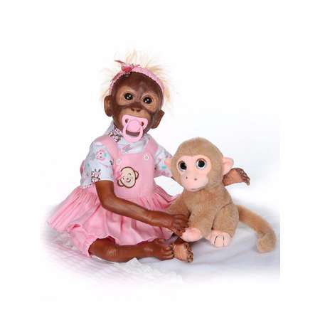 Кукла реборн SHARKTOYS обезьянка Люся