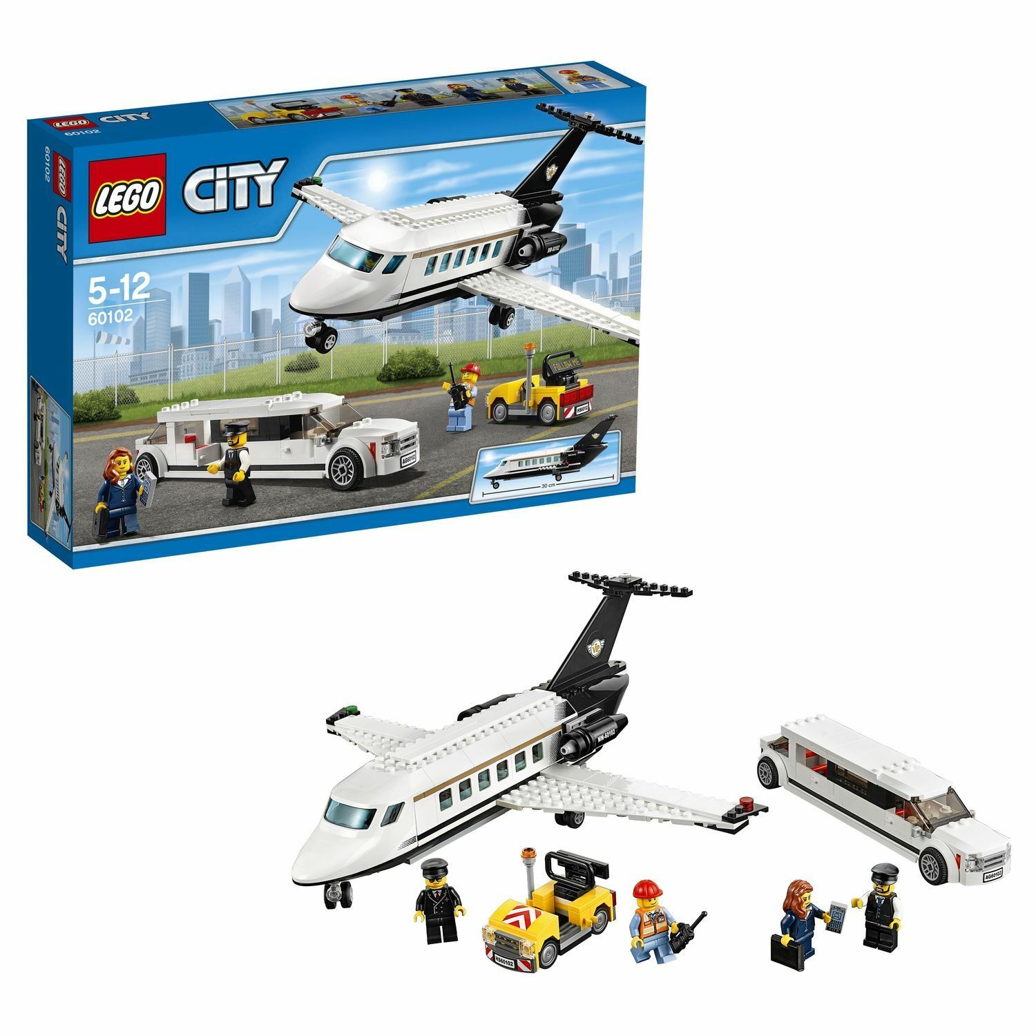 Конструктор LEGO City Airport Служба аэропорта для VIP-клиентов (60102)  купить по цене 3799 ₽ в интернет-магазине Детский мир