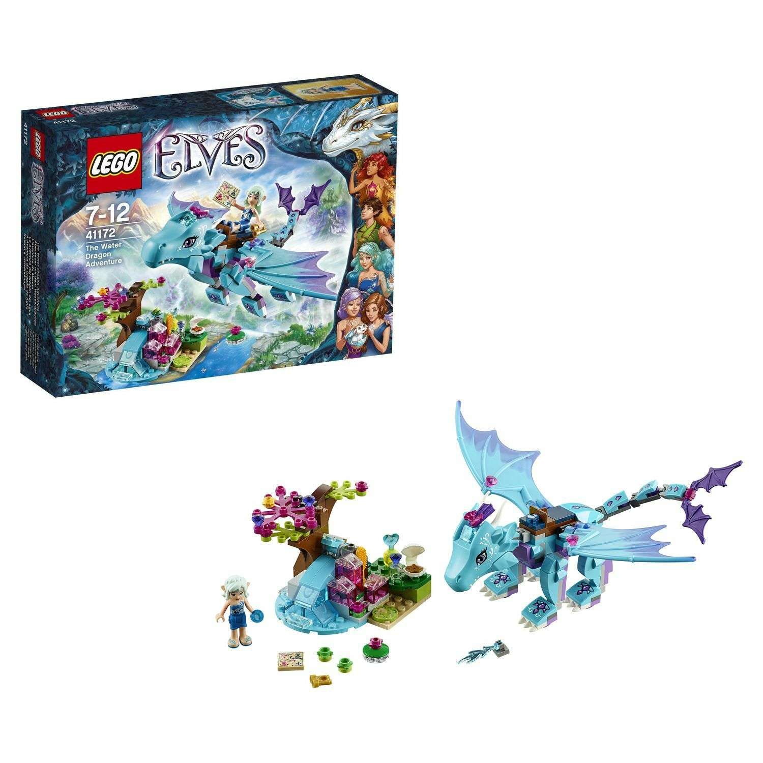 Конструктор LEGO Elves Приключение дракона воды (41172) - фото 1