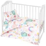 Комплект постельного белья Lemony kids Rainbow Розовый 3 предмета